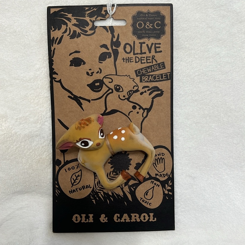 NWT - Organic Deer Bracelet Teether